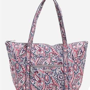 Vera Bradley Miller Travel Bag Gramercy Paisley Quilted Cotton